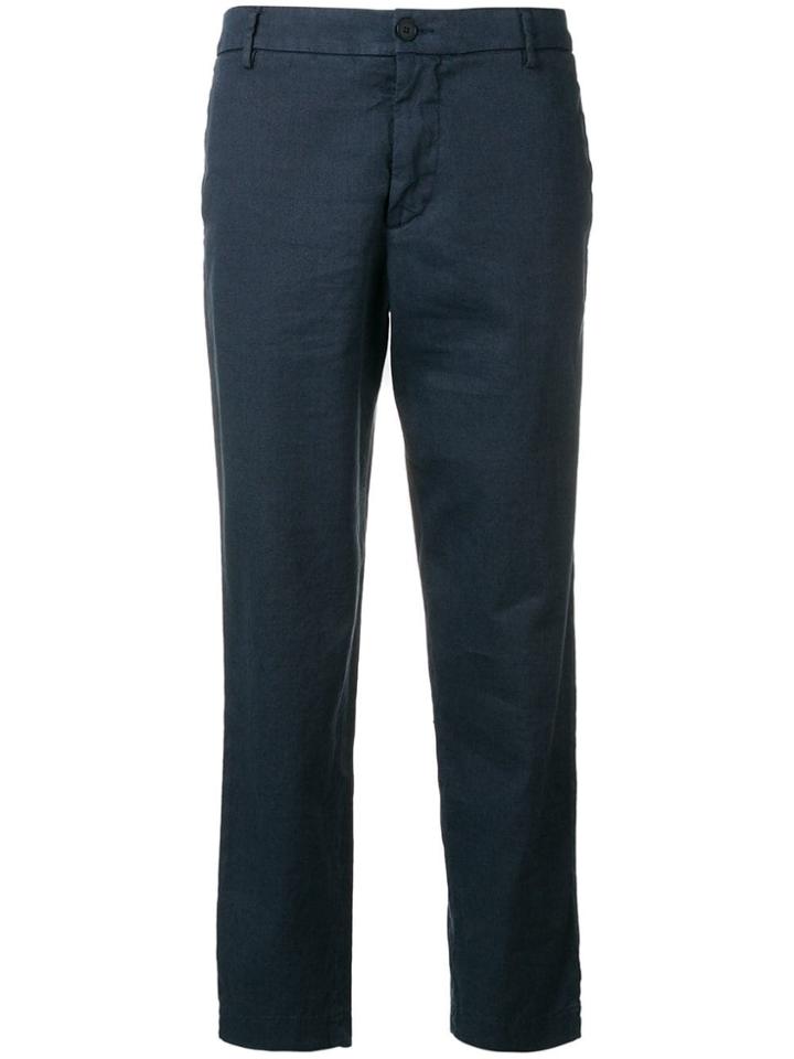 Barena High-waisted Tailored Trousers - Blue