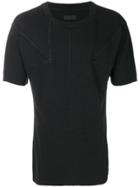 D.gnak Panelled T-shirt - Black