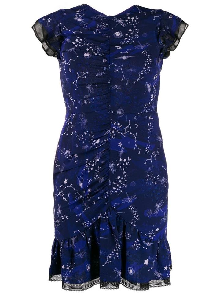 Three Floor Afterglow Star Print Dress - Blue