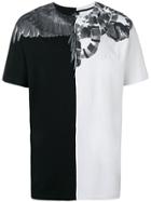 Marcelo Burlon County Of Milan Gaphic Color-blocked Tee - Black