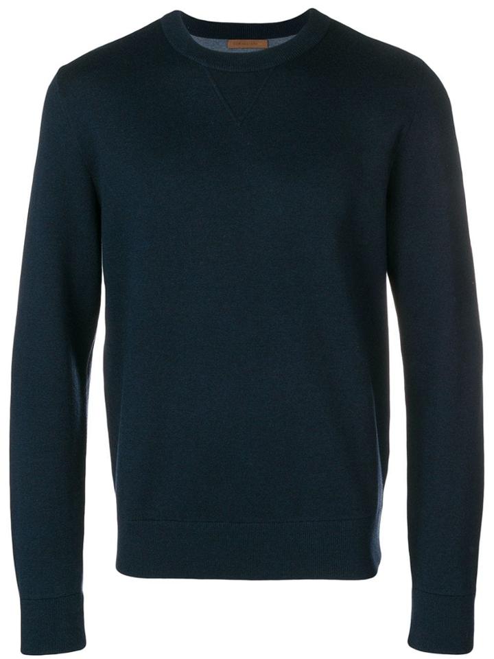 Corneliani Crew Neck Sweater - Blue