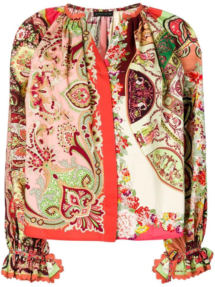 Etro Paisley Print Blouse - Red