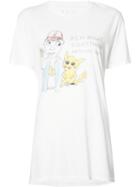 Unfortunate Portrait Ash Rules Everything Around Me T-shirt, Women's, Size: Xs, White, Cotton