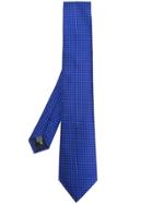 Emporio Armani Micro Dot Pattern Tie - Blue