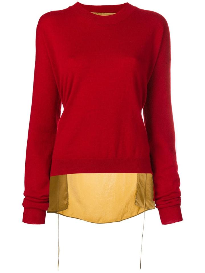 Uma Wang Knitted Top - Red