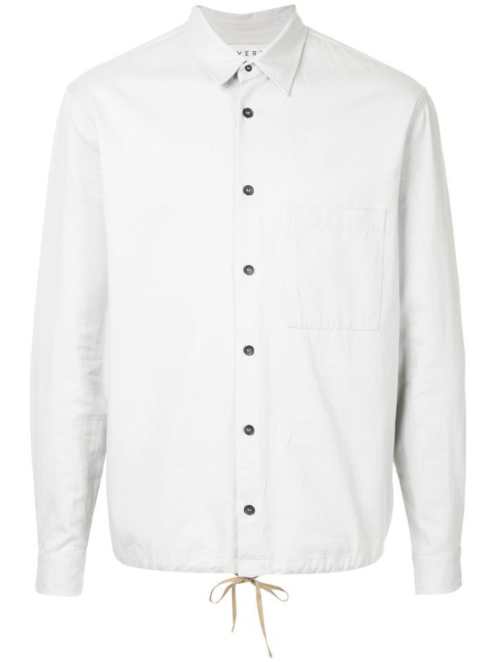 Covert Elasticated Hem Long-sleeve Shirt - Grey