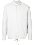 Covert Elasticated Hem Long-sleeve Shirt - Grey