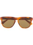 Brioni Tortoiseshell Sunglasses - Brown