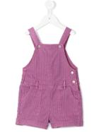 Knot - Chambray Romper - Kids - Cotton/spandex/elastane - 10 Yrs, Pink/purple