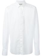 Saint Laurent Classic Long Sleeve Shirt, Men's, Size: 45, White, Cotton