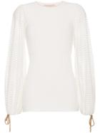 Roksanda Saida Ribbed Knit Top - White