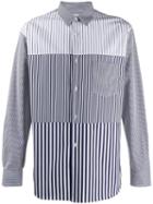 Comme Des Garçons Shirt Striped Print Shirt - White