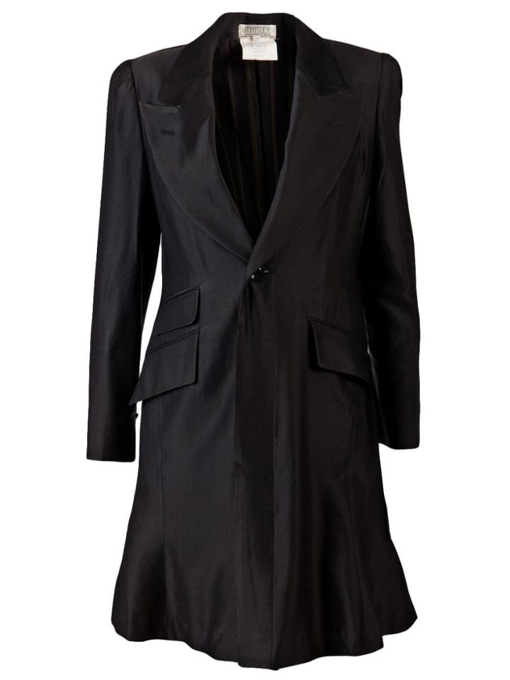 Matsuda Vintage Tuxedo Coat Dress - Black