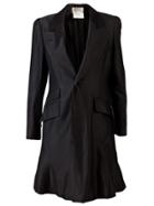 Matsuda Vintage Tuxedo Coat Dress - Black