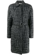 Philosophy Di Lorenzo Serafini Check Pattern Single Breasted Coat -