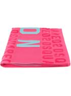 Dsquared2 Icon Printed Beach Towel - Pink & Purple