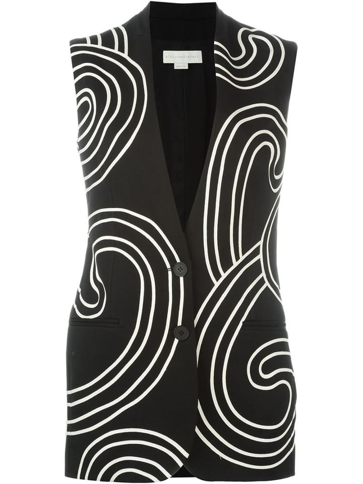 Stella Mccartney Sleeveless Jacket, Women's, Size: 44, Black, Cotton/polyester/viscose/wool