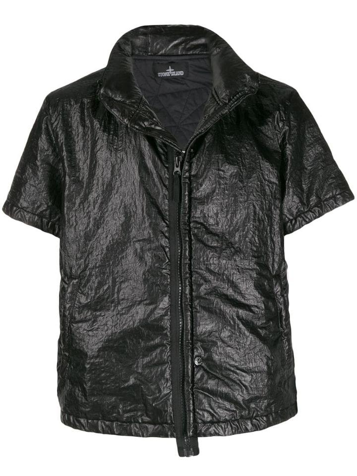 Stone Island Shadow Project Short Sleeve Jacket - Black
