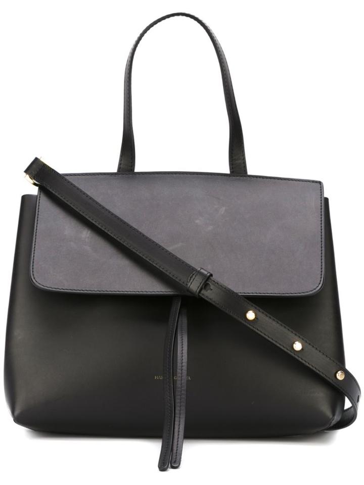Mansur Gavriel Top Handle Crossbody Bag, Women's, Black, Leather