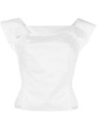 Vivienne Westwood Anglomania Sleeveless Blouse, Women's, Size: 42, White, Cotton