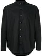 Cerruti 1881 Band Collar Shirt - Black