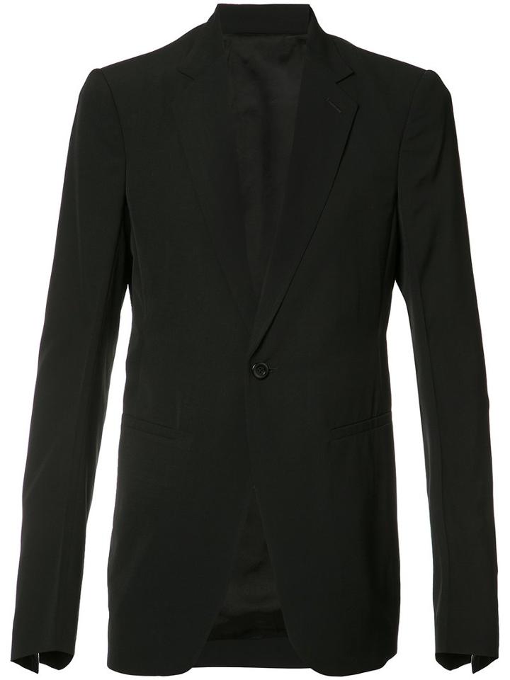 Rick Owens Blazer Jacket, Men's, Size: 48, Black, Viscose/wool/cork
