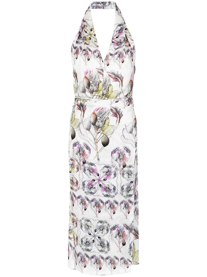 Tufi Duek Printed Halterneck Dress - Unavailable