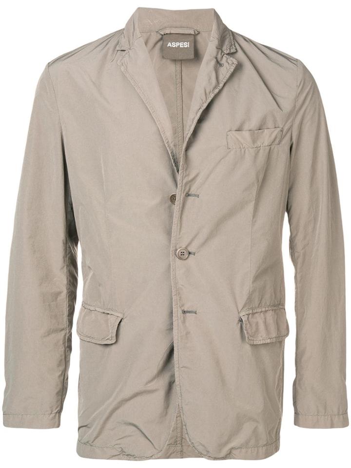 Aspesi Relaxed-fit Blazer - Neutrals
