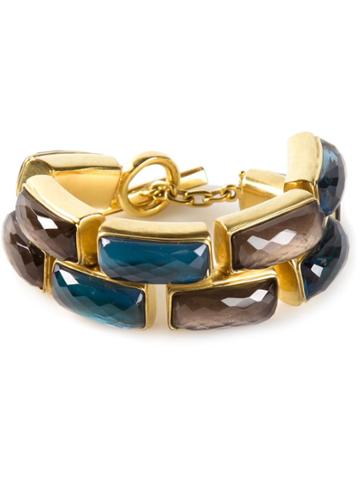 Vaubel Faceted Stone Bracelet - Blue