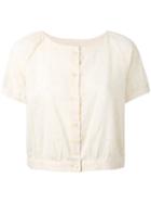 Bellerose - Lula Blouse - Women - Cotton/acetate - 2, Nude/neutrals, Cotton/acetate