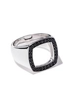 Tom Wood Cushion Open Spinel Ring - Silver