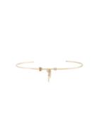 Xiao Wang 14kt Yellow Gold Diamond Gravity Charm Bracelet - Metallic