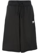 Adidas Originals Wide Leg Shorts, Women's, Size: 42, Black, Polyester