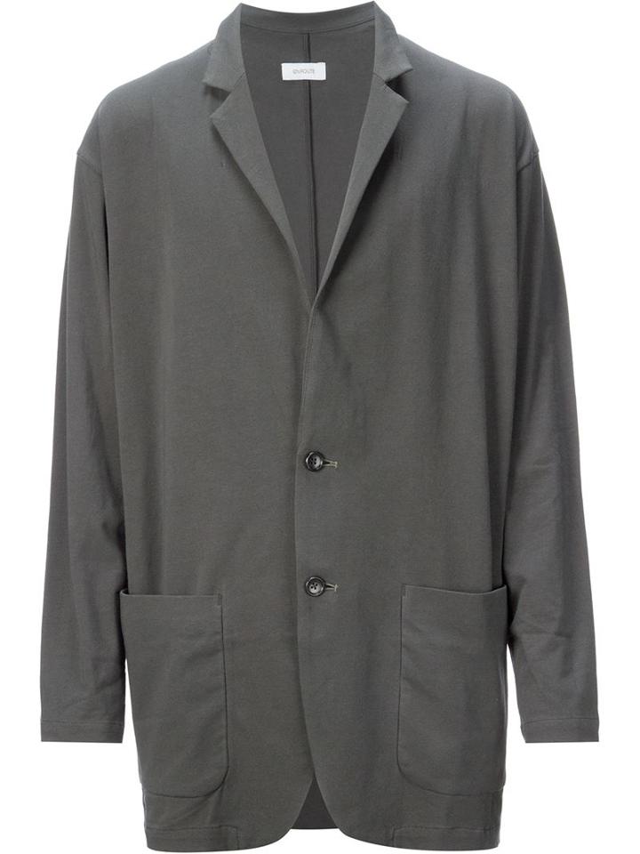 En Route Loose Fit Blazer, Men's, Size: 2, Green, Cotton/polyurethane