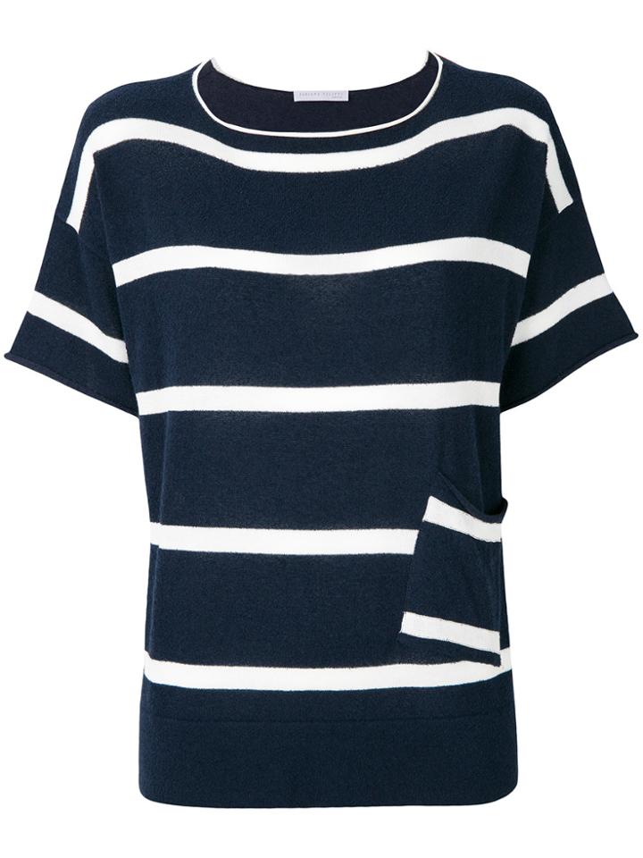 Fabiana Filippi Striped T-shirt - Blue