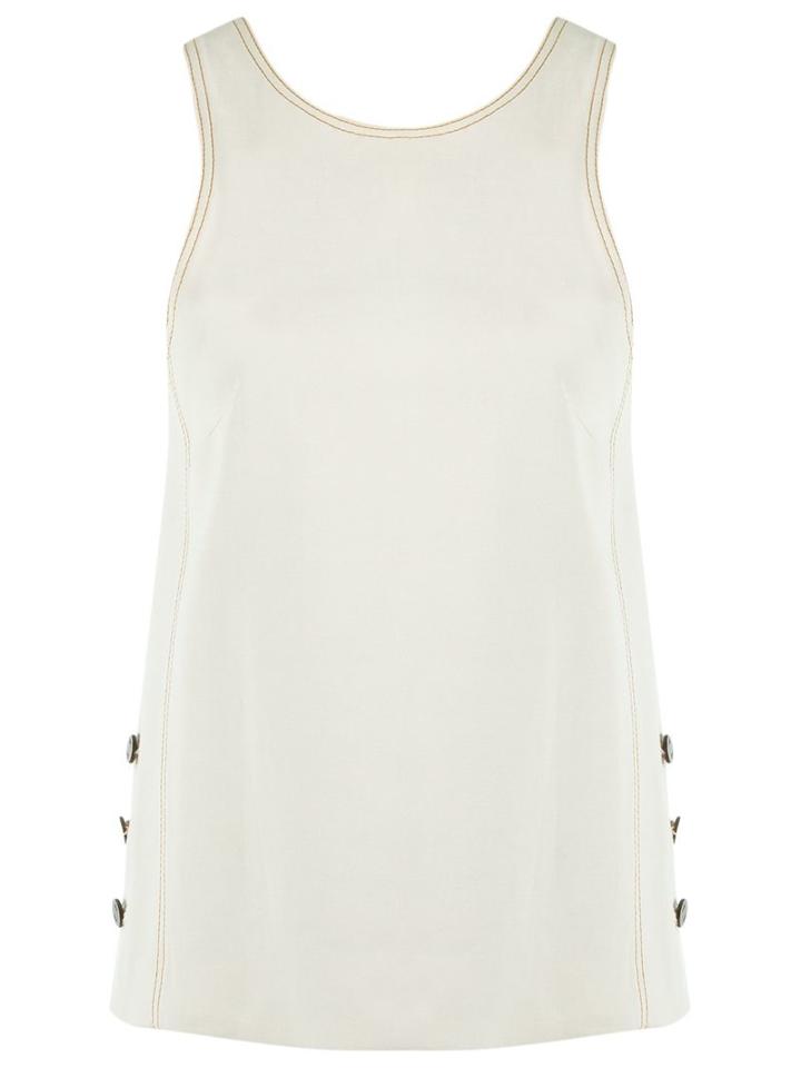 Talie Nk Sleeveless Top, Women's, Size: 42, Cotton/viscose/spandex/elastane