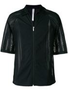 Cottweiler Sheer Panel Zipped Sport Jacket - Black
