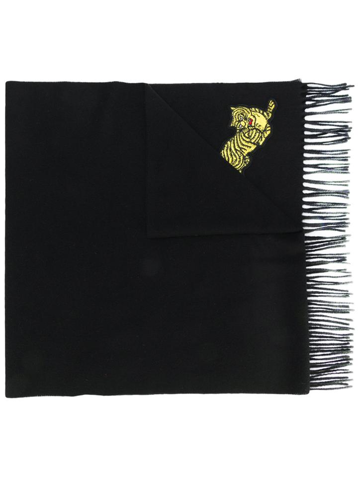 Kenzo Jumping Tiger Scarf - Black