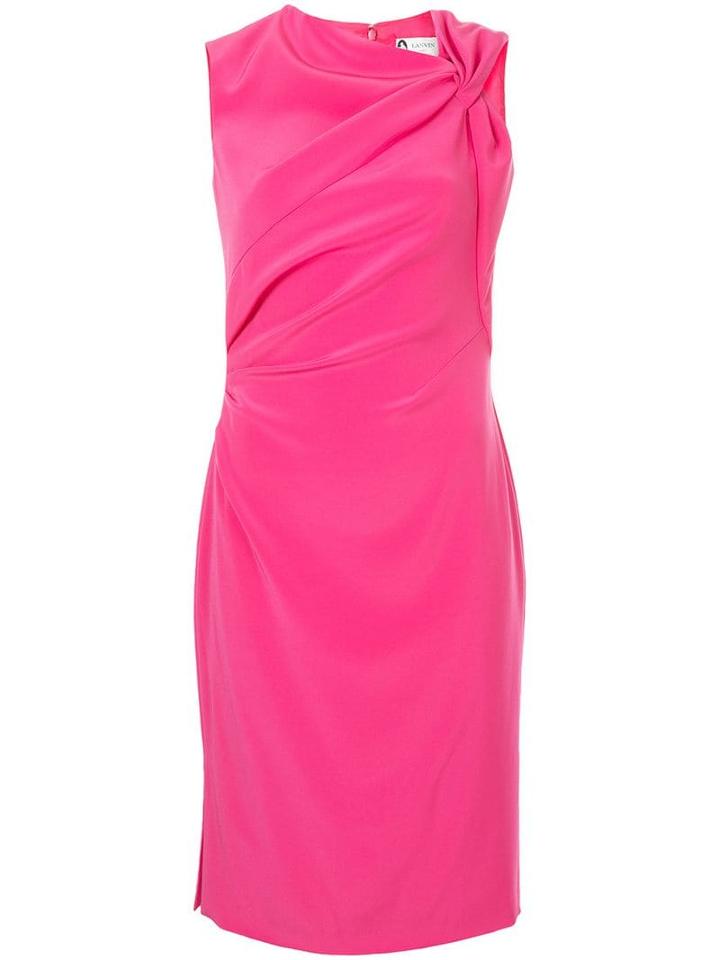 Lanvin Fitted Mid-length Dress - Pink