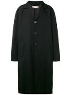 Marni Long Buttoned Coat - Black