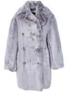 Golden Goose Deluxe Brand - Janis Coat - Women - Polyester/cupro/viscose - Xs, Grey, Polyester/cupro/viscose