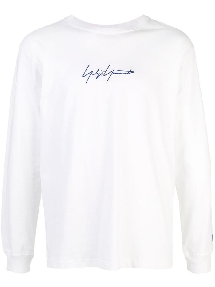 Yohji Yamamoto White Logo Top