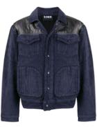 U.p.w.w. Patch Pocket Corduroy Jacket - Blue