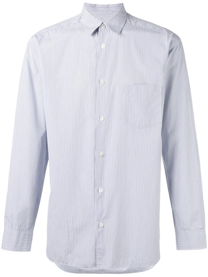 Comme Des Garçons Vintage Striped Shirt - Blue