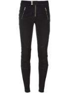 Diesel Zipped Pockets Skinny Jeans, Women's, Size: 29, Black, Cotton/spandex/elastane