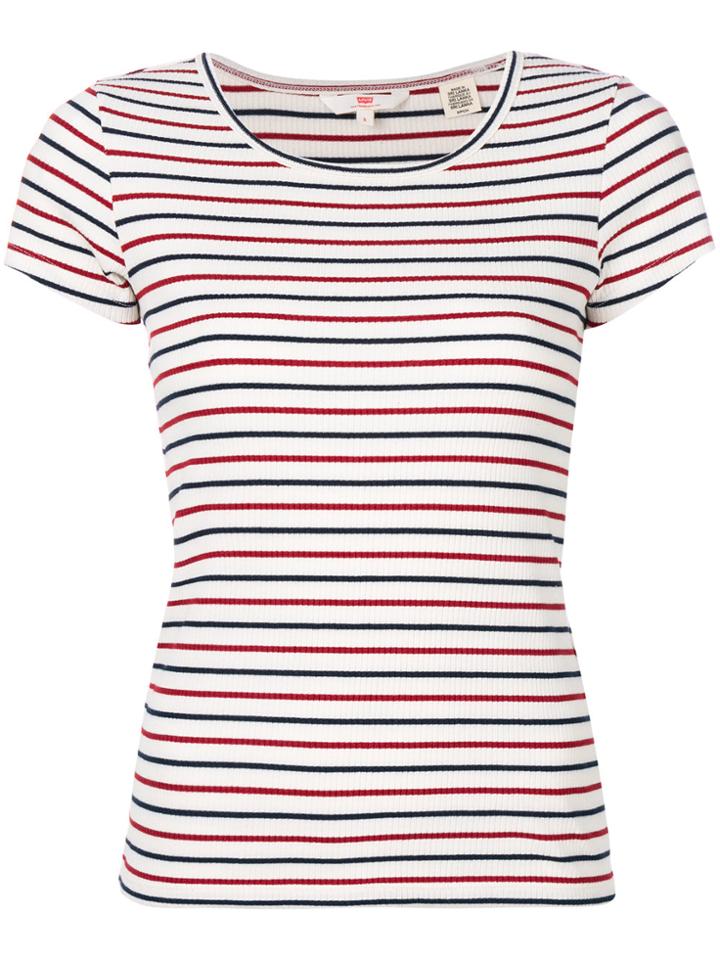 Levi's Striped T-shirt - White