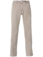 Jacob Cohen - Slim Fit Trousers - Men - Cotton/spandex/elastane - 33, Nude/neutrals, Cotton/spandex/elastane