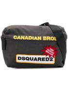 Dsquared2 Logo Patch Belt Bag - Grey