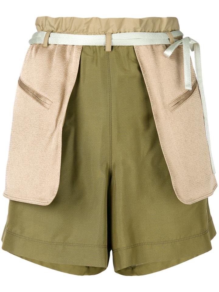 Valentino Schappe Shorts - Green