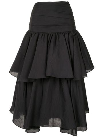 Acler Suki Draped Skirt - Black